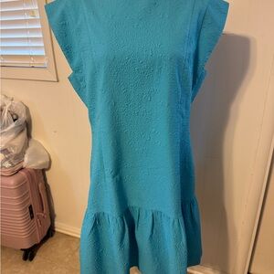 Jade by Melody Tan Turquoise Textured Mini Dress